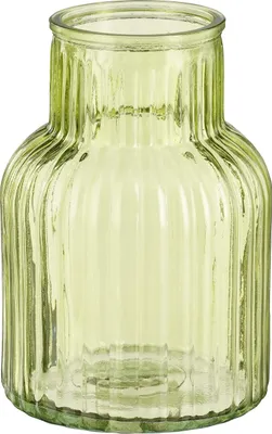 Produktbild von Mica Decorations Vase Glas Ambre grün Ø 14 x 20 cm