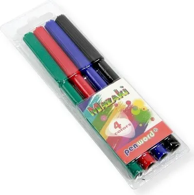 Produktbild von Filzstifte Penword Set mit 4 Farben