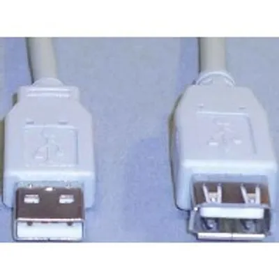Obrázek produktu pro e+p CC 518, 3 m, USB A, USB A, USB 2.0, Samec/samice, Šedá
