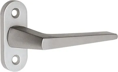 Produktbild von Fenstergriff L-Form VK 7mm Alu F2 ohne Stift und Nocken