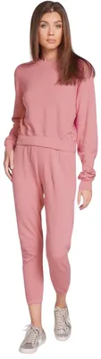 Produktbild von Stilvolles Damen Loungewear, Trainingsanzug, Jogginganzug, 2-teilige Homewear, Sportbekleidung, Rosa - M