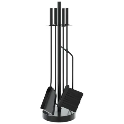 Produktbild von 5-teiliges Kaminbesteck-Set 18 x 66 cm Stahl