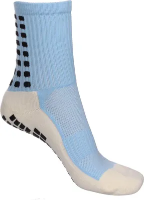 Produktbild von Blaue Grip-Socken – Anti-Rutsch-Socken – Sportsocken mit Grip – Hellblau – 2 Paar – Sportsocken – Stützsocken – Größe 39/45 – CHPN