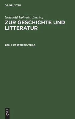 Produktbild von Erster Beytrag