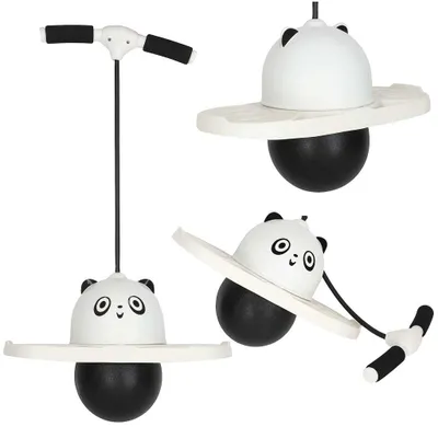 Image de Sautoir d'équilibre Pogo pour enfants, blanc et noir