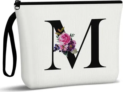 Produktbild von Aucuu Damen Kosmetiktasche Leinwand Make-up Organizer Groß Kapazität