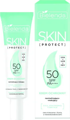 Obrázek produktu pro BIELENDA Skin Protect Normalizující a matující ochranný krém SPF 50 40 ml