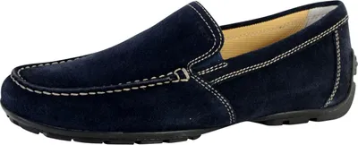 Zdjęcie produktu dla Geox MONER buty męskie - eleganckie loafersy - niskie buty niebieskie rekreacyjne NOWOŚĆ
