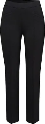 Produktbild von Toni Damen 3/4-Hose Schwarz mit schlankem Schnitt und seitlichen Eingrifftaschen