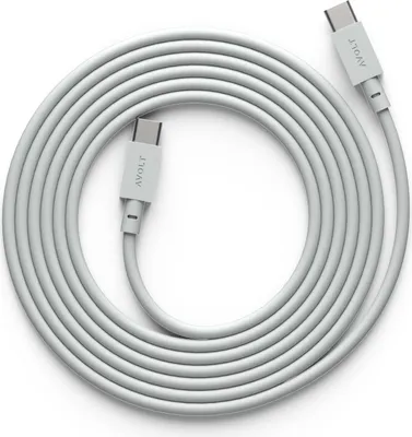 Image de Avolt C1CCI1002GG, 2 m, USB C, USB C, Gris