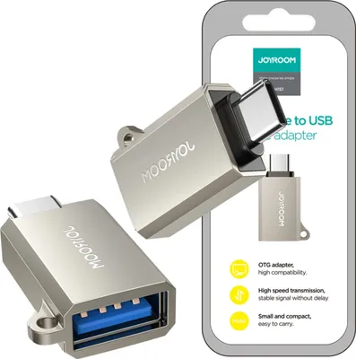 Image de JOYROOM Joyroom S-H151 USB-C (male) / USB-A (female) adapter