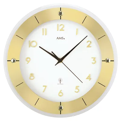 Produktbild von AMS Funk-Wanduhr, Funkwerk, D31x4cm, 5850