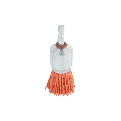 Obrázek produktu pro Wolfcraft Kartáč nylon tvrdý štětec 22mm stopka 6mm 1510000