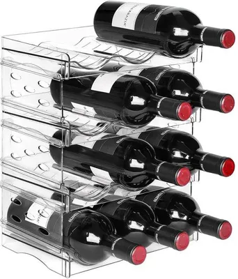 Obrázok produktu pre Chladiaci regál na 12 fliaš, 4-dielny, do kuchyne, chladničky, kancelárie