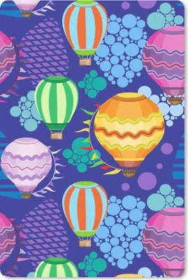 Produktbild von MuchoWow® Mauspad Mousepad Ballon - Regenbogen - Muster - Kinder - Abstrakt 40x60 cm - Mousepads - Maus Mat - Pad - Mausunterlage - Schreibtisch Accesoire