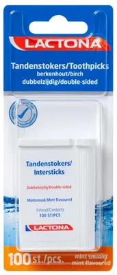 Productafbeelding van Lactona Intersticks Tandenstokers (100 stuks)