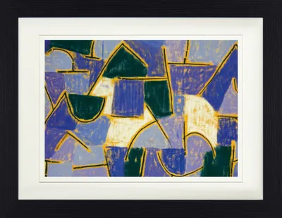 Produktbild von Paul Klee Gerahmtes Bild Mit Edlem Passepartout | Wand-Bilder | Im Bilderrahmen - Blaue Nacht, 1937 (30 x 40 cm)