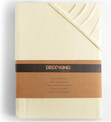 Produktbild von Prześcieradło Bawełna z Gumką Jantar kremowe 120x200 DecoKing