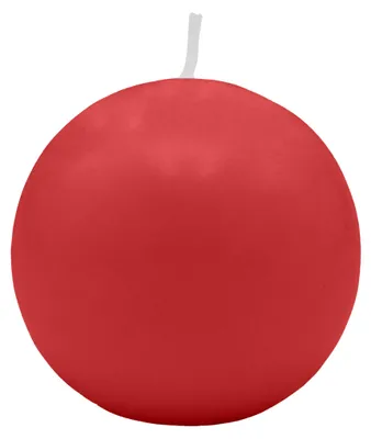 Produktbild von Kugelkerzen Rot Ø 70 mm, 12 Stück