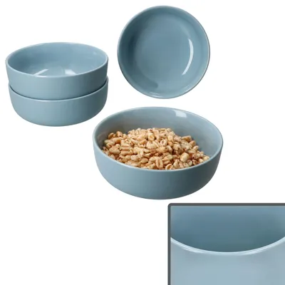 Obrázek produktu pro Ritzenhoff 4x Jasper miska Ø14,5cm šedomodrá 360ml kamenina 6 osob miska na obiloviny