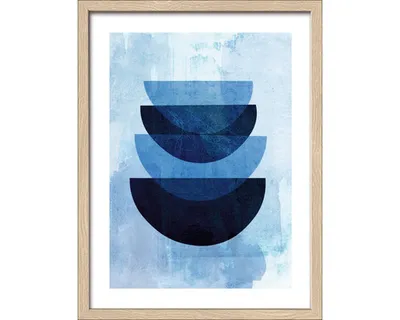 Produktbild von Gerahmtes Bild Only Blue III 33x43 cm