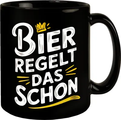 Produktbild von Bier regelt das schon Kaffeebecher