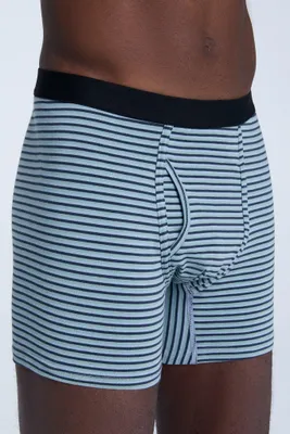 Produktbild von Bio-Baumwoll-Herren Boxershorts mit Eingriff