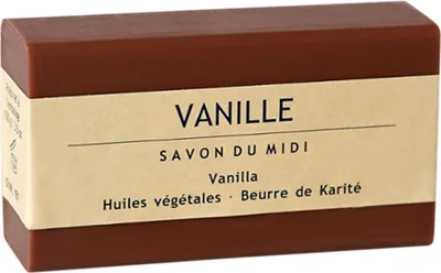 Produktbild von Savon Du Midi Vanille Seife (Vanilla) mit Karité-Butter 100 g