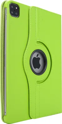 Image de Housse de protection pour Apple iPad Pro 2020/2021/2022 11 pouces, Air 4 10.9 2020/2022 Housse Flip Case Pivotant à 360° Vert