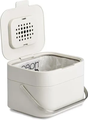 Obrázok produktu pre Kontajner na organický odpad s filtrom proti zápachu, 4 litre, kameň