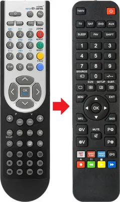 Produktbild von Fernbedienung passend für CELCUS CEL19860TVB | LCD22900HDDVD