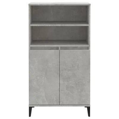 Obrázek produktu pro vidaXL Highboard concrete grey 60x36x110 cm odvozený dřevěný výrobek