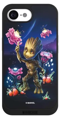 Produktbild von NIVOCASE Handyhülle für Apple iPhone 17e Hülle NIVOpure Case Schwarz Marvel Guardians Of The Galaxy Baby Groot