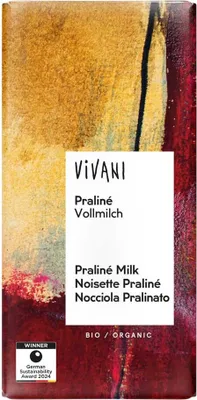 Produktbild von Schokoladentafel - Praliné Vollmilch 100g 2er Pack