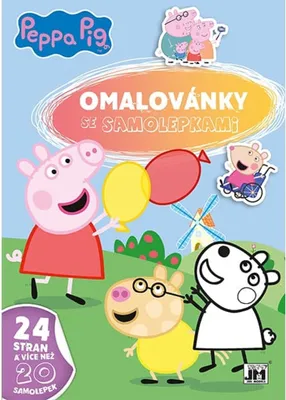 Zdjęcie produktu dla Kolorowanka z naklejkami Świnka Peppa