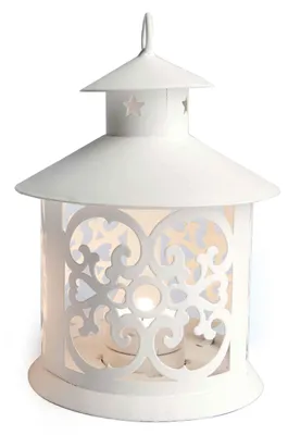 Obrázok produktu pre Excelsa Lanterne Nordic Christmas Iron 12Xh19X12 cm White