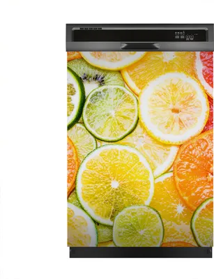 Produktbild von Magnete Dekorative 60x80 cm Küche Magnetmatte Spülmaschine - Farbige Früchte