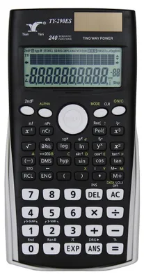 Zdjęcie produktu dla Kalkulatory naukowe, kalkulatory matematyczne z 240-znakowym, wielofunkcyjnym, dwuwierszowym wyświetlaczem LCD, idealne dla nauczycieli, studentów, do szkoły i biura, przenośne, łatwe do zabrania ze sobą