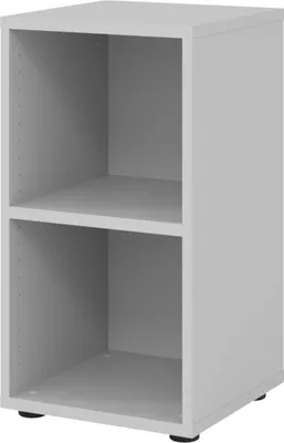 Produktbild von bümö smart Aktenregal - 2 Ordnerhöhen - Nachbildung: Grau