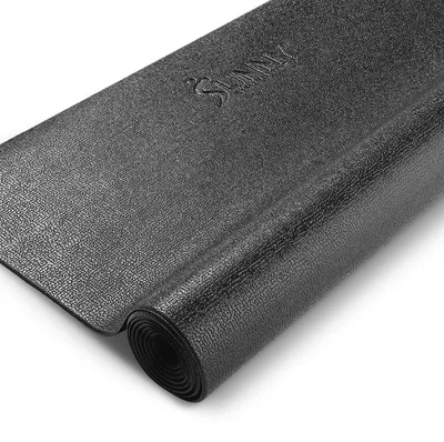 Immagine prodotto di Tappetino da fitness antiscivolo, nero - Spessore: 4,2 mm - Dimensioni: 201 x 90 cm