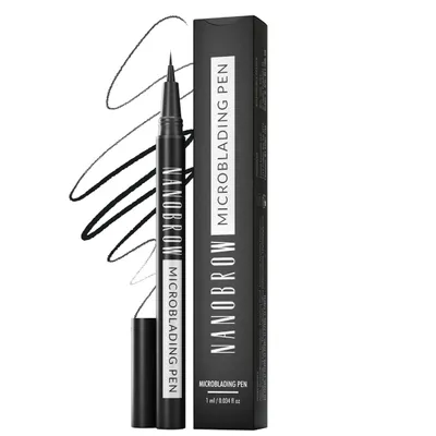 Productafbeelding van Wenkbrauwpen Nanobrow Microblanding Pen Espresso - Nauwkeurig Wenkbrauwpen, microblading effect, verdikkend, opvulling wenkbrauwen