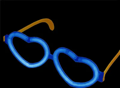 Produktbild von Herzbrillen | BLAU | 8h |  | Testurteil 1,4