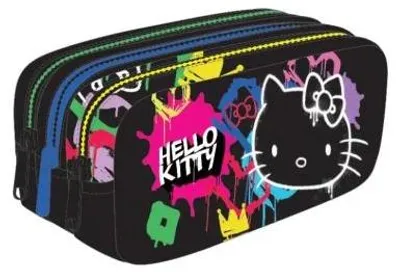 Produktbild von Großes Schul-Federmäppchen mit drei Fächern, COOLPACK HELLO KITTY, geräumig