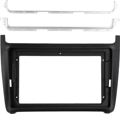 Produktbild von 9\" Radioblende passend für VW Polo(6R) 04/2014-07/2017 schwarz lose