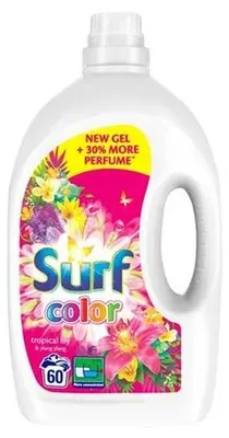 Obrázok produktu pre Prací gél, 60 pracích dávok, 3 l, SURF "Tropical"