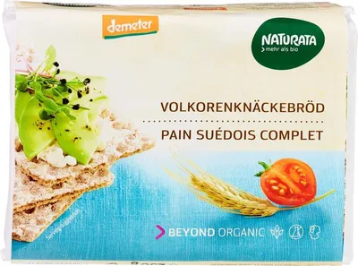 Productafbeelding van Naturata Knackebrod Volkoren Rogge Demeter (250 gr)