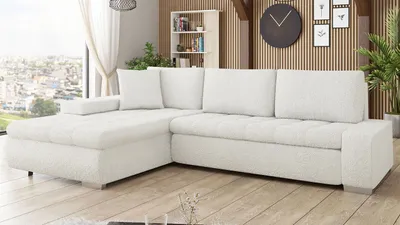 Obrázek produktu pro Rohová sedací souprava ABEL 1 - krémová