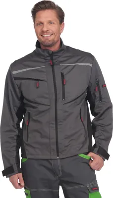 Produktbild von Charlie Barato Softshelljacke grau/schwarz