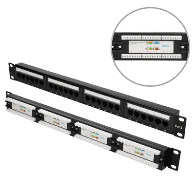 Immagine prodotto di Extralink Patchpanel CAT6 UTP V2 24 port
