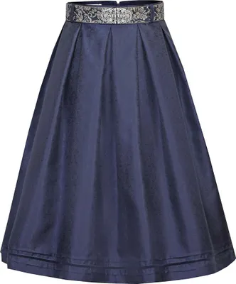 Produktbild von Trachtenrock Theresa 65cm dunkelblau 32
